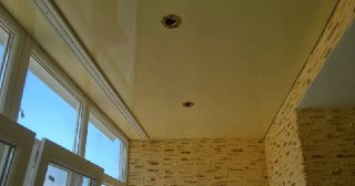 Натяжной потолок на балкон Анапа, цена 6225 руб.