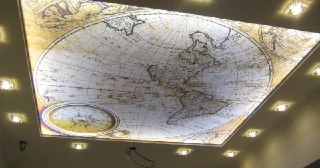 Натяжной потолок с фотопечатью Анапа, цена от 6256 руб.