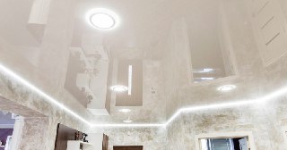 Натяжной ПВХ потолок Анапа, цена от 2117 руб.